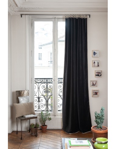 Medicis blackout velvet curtains 130x280 cm - 15 colors - Indian thread les ligaments