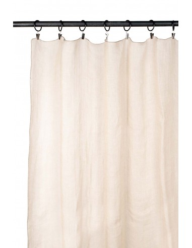 Florence washed linen voile curtain 140x300 cm - 2 colors - Haomy basket pas cher