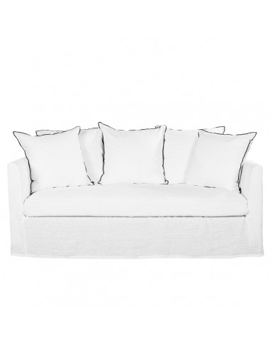 Soho 3-seater linen sofa - Harmony Haomy est présent 