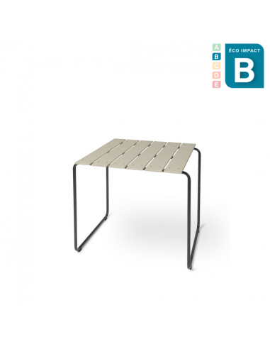 Table en plastique recyclé Ocean - 2 personnes basket pas cher