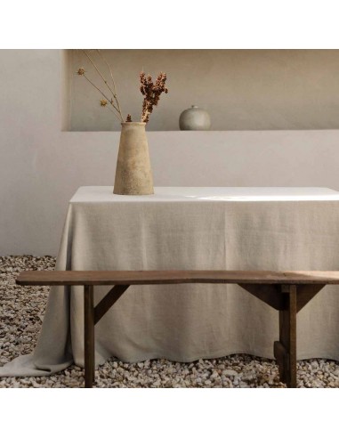 Granville washed linen tablecloth - 2 colors - Haomy votre restaurant rapide dans 