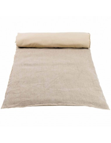 Chennai washed linen duvet cover 85x200 cm - 14 colors - Haomy suggérées chez