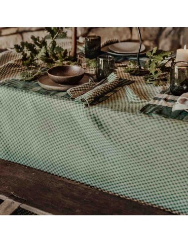 Piana washed linen tablecloth - 7 colors - Haomy à prix réduit toute l'année