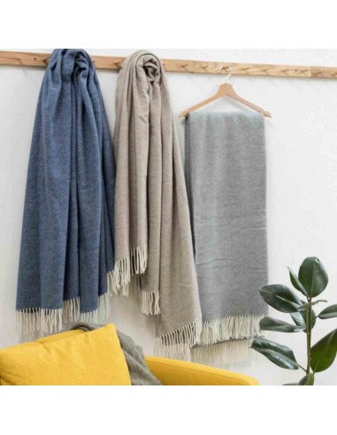 Carina wool and cashmere blanket - 4 colors - Vivaraise pas cher chine