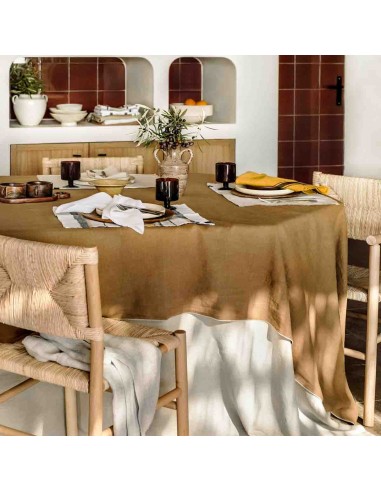 Venice washed linen tablecloth - 10 colors - Haomy online