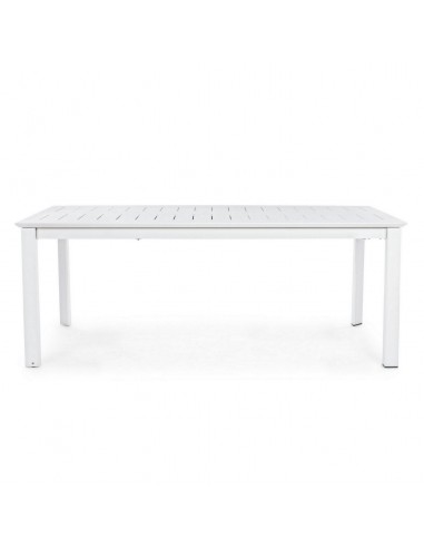 Table REPAS  Extérieur KONNOR Blanc 110x200-300xH76cm 2024