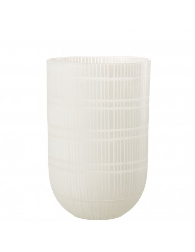 Vase Rond TAILLE Verre Blanc Ø24xH36 cm suggérées chez