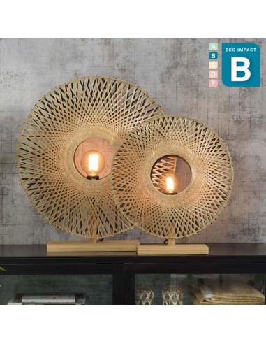 Lampe à poser Kalimantan en bambou, ⌀ 44 ou 60 cm l'achat 