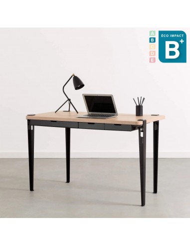 Bureau Monochrome, en bois, Long. 120 cm ouvre sa boutique