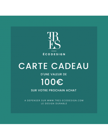 Carte Cadeau TRÈS.écodesign prix pour 