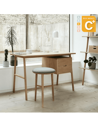 Bureau d'architecte en bois durable Long. 120 cm pas cher 