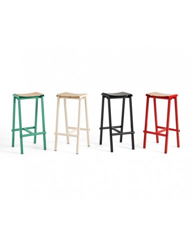 TABOURET DE BAR TABURETE 8 - H65 ou H75 cm - 4 coloris - Hay Faites des économies