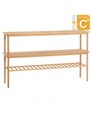 Console Acorn en bois durable, Long. 152 cm 2023