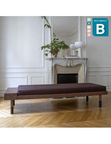 Banquette Mi en noyer, Long. 200cm 2 - 3 jours ouvrés.