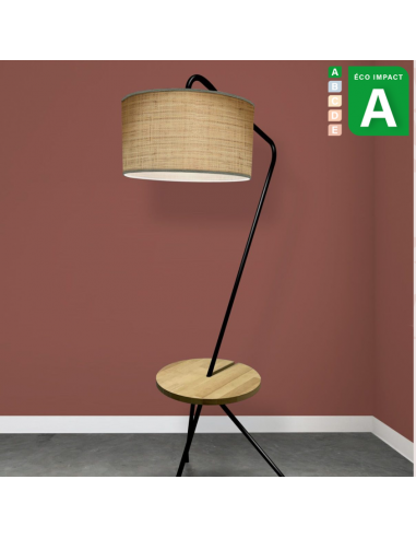 Lampadaire Replay, Abat-jour en raphia Economisez 