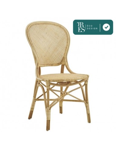 Chaise Rossini en rotin naturel shop