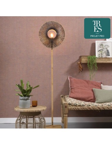 Lampadaire Kalimantan en bambou 44x12 de France