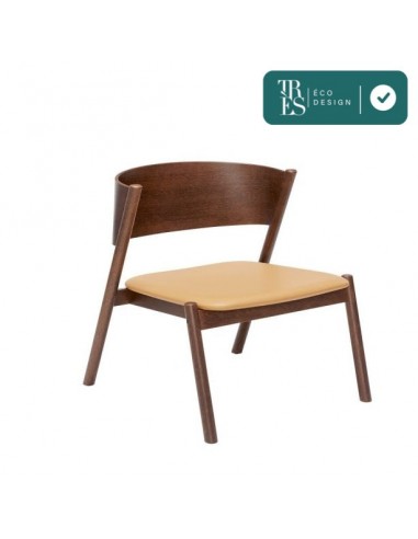 Fauteuil oblique en bois FSC le des métaux précieux