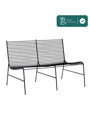 Banc String de jardin pour 2 personnes, Long. 122 cm des créatures d'habitude